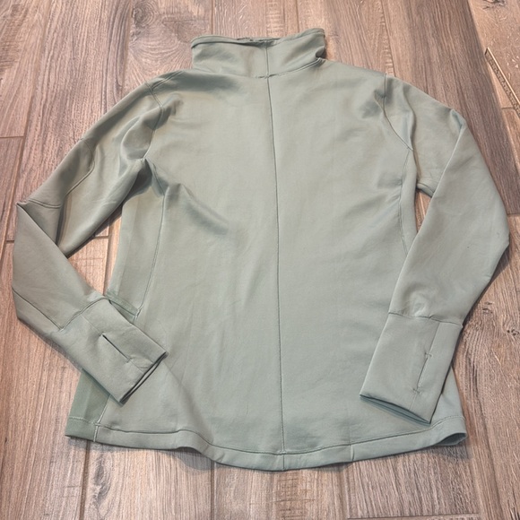 Nike Pro Therma Fit Shirt Slim Fit Green High Neck‎ Pockets Pullover Large NWT - Picture 7 of 12